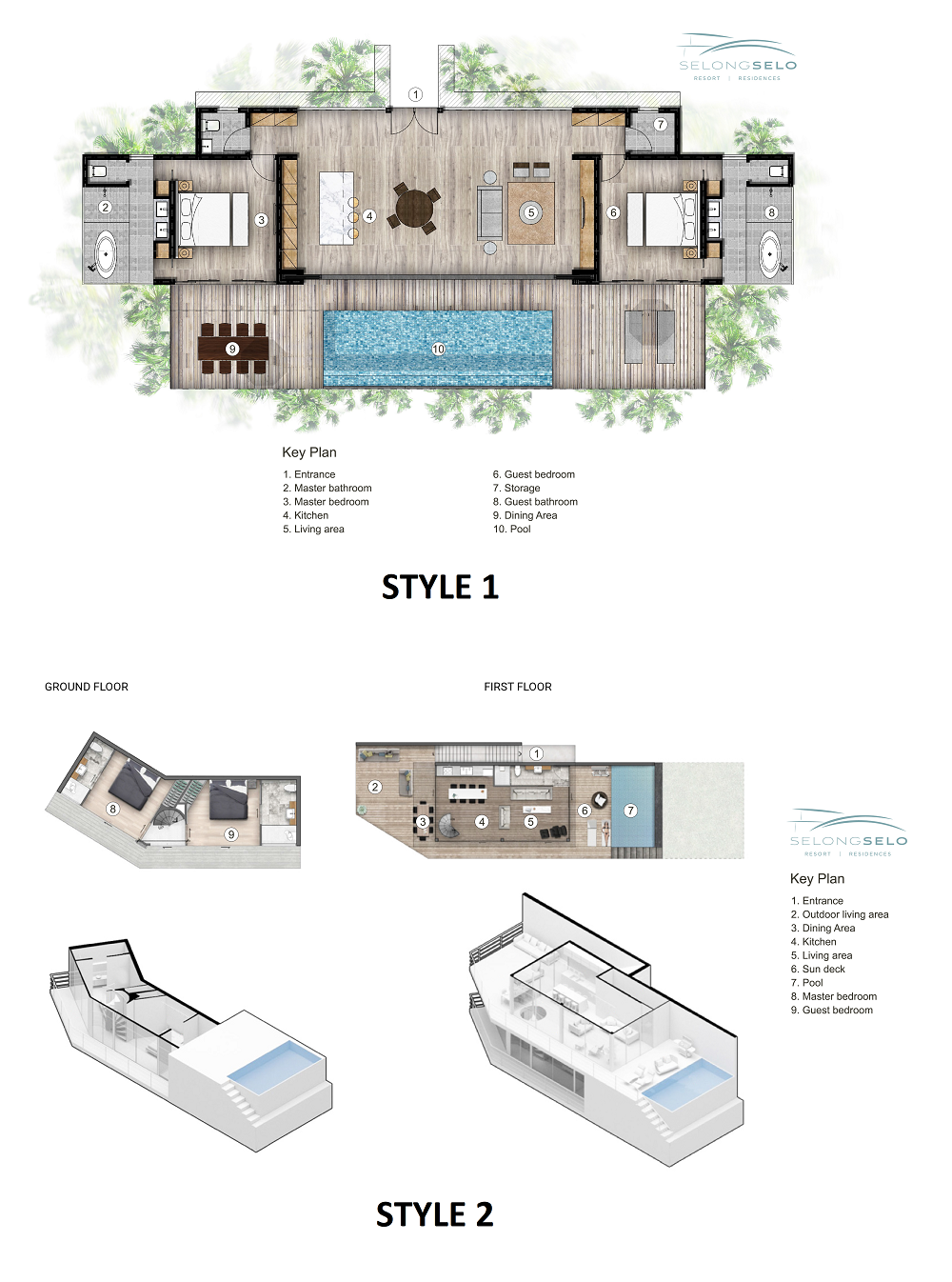 Selong Selo 2 Bedrooms Villas